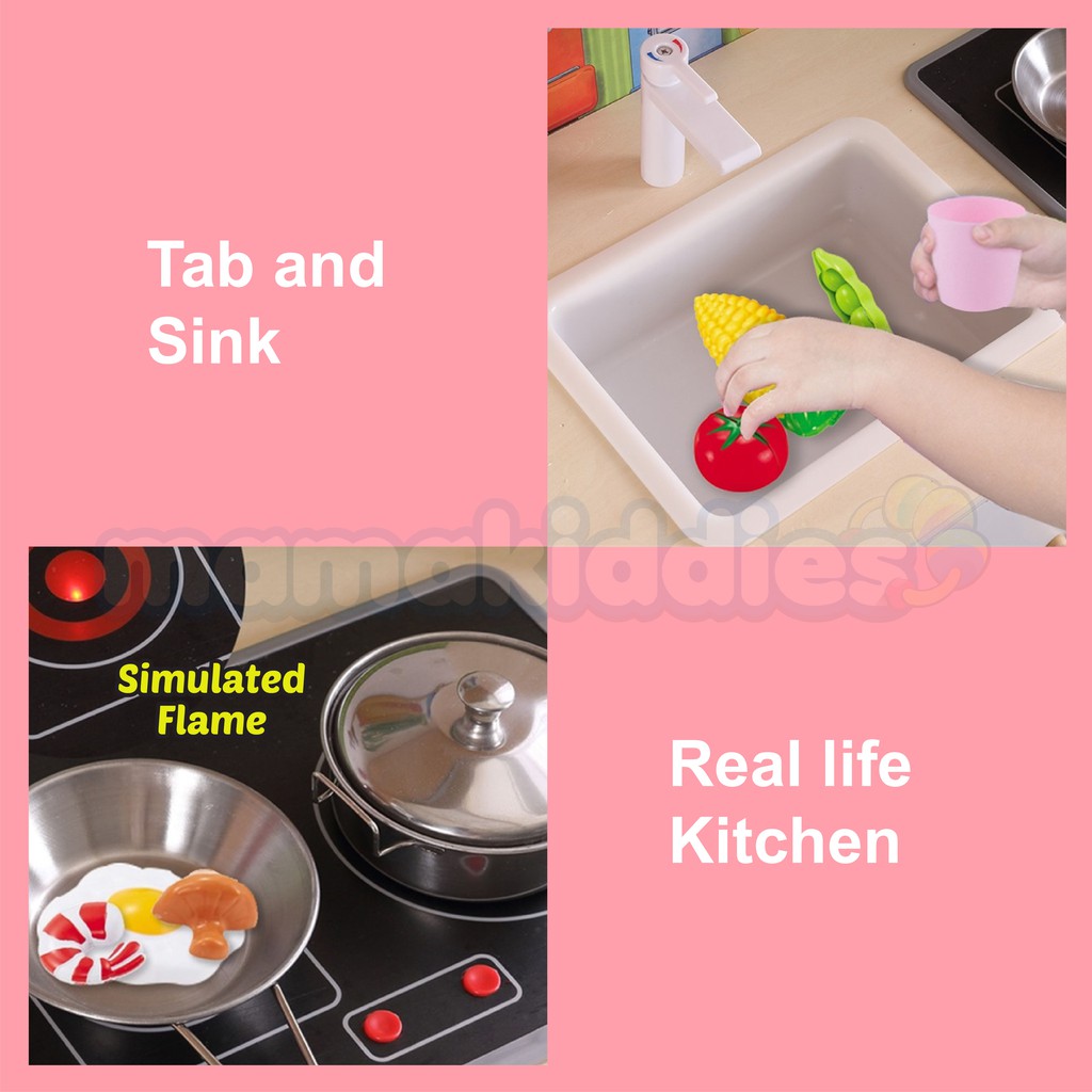Includes cooking utensils, ingredients, and other small accessories. Shop Malaysia Offer Mamakiddies Ikea Style European Wooden Kitchen Playset Kids Pretend Play Set Cooking Toy Mainan Dapur Kanak Shopee Singapore