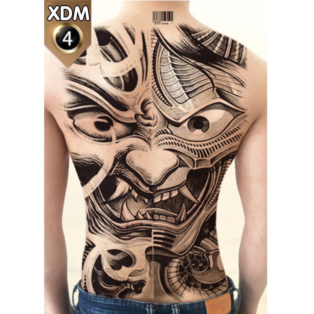 Xem thêm ý tưởng về hình xăm nhật, hình xăm, hình xăm lưng. Hinh XÄm Dan Kin LÆ°ng Máº·t Quá»· Xdm004 Shopee Viá»t Nam