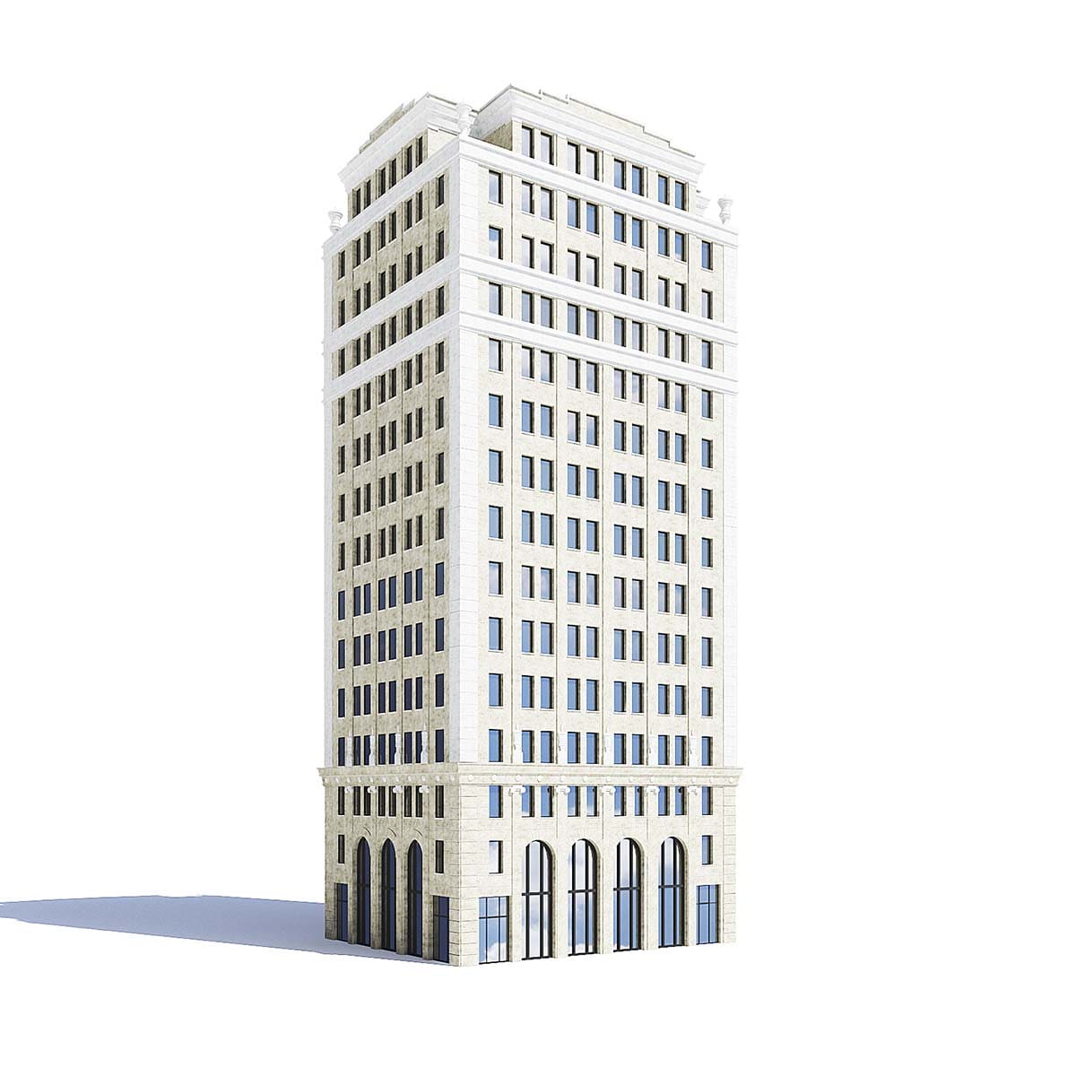 Tall Building 3d Model