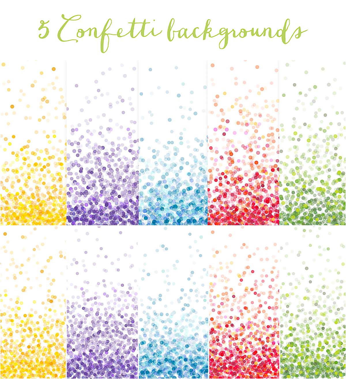 Free for commercial use ✓ no attribution. Confetti bright background collection | Free download