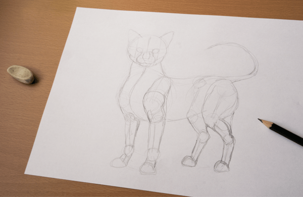 как нарисовать шкуру медведя