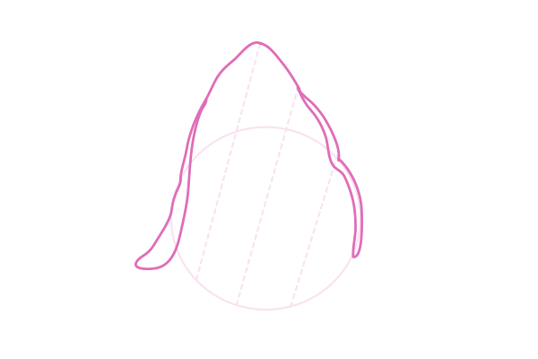 как нарисовать лапку кошки