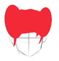 как нарисовать волосы диджитал