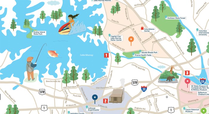 Columbia Sc Area Map