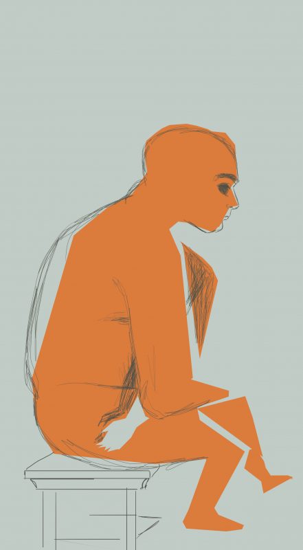 Le penseur - illustration