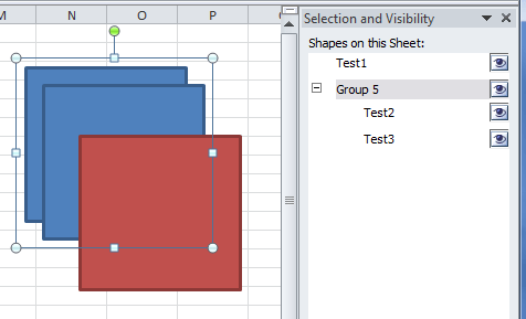 The Excel Picture Selection Pane