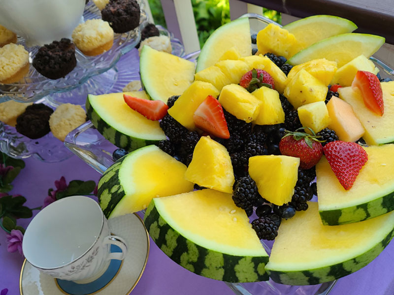 Breakfast Fruit | Cherry Tree Inn Bed and Breakfast | Woodstock, IL