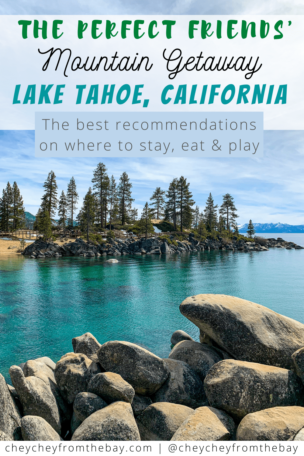 From where to stay, eat and drink to the most fun group activities, here's everything you need to plan the best friends' getaway, in Lake Tahoe California.