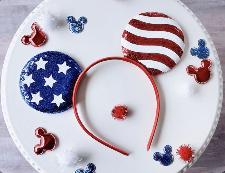 Patriotic Mickey Ear Headband