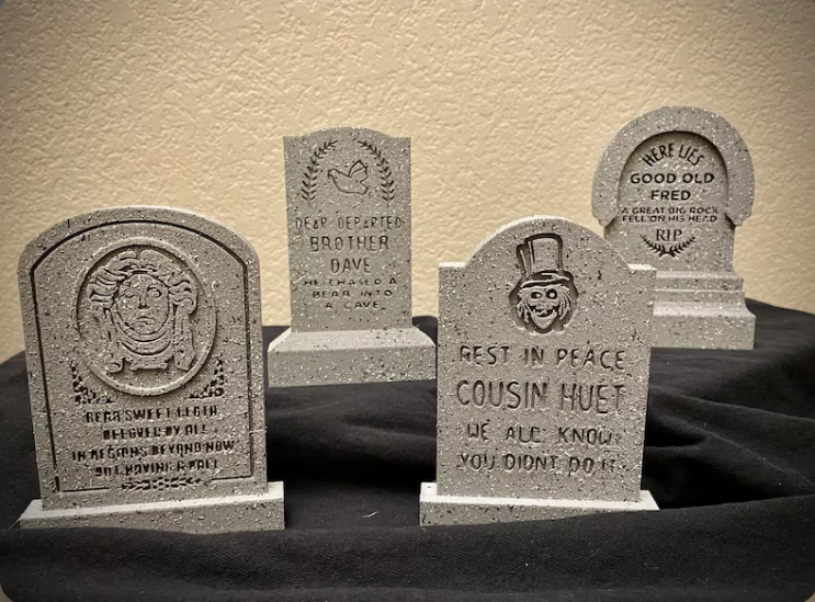 Haunted Mansion Tombstones 