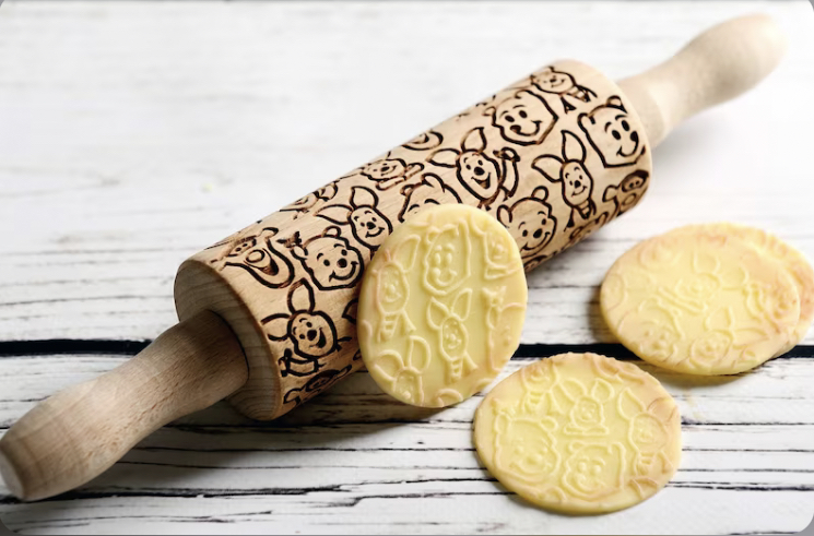 Winnie The Pooh Mini Rolling Pin To Bake The Sweetest Cookies! Winnie The Pooh Mini Rolling Pin