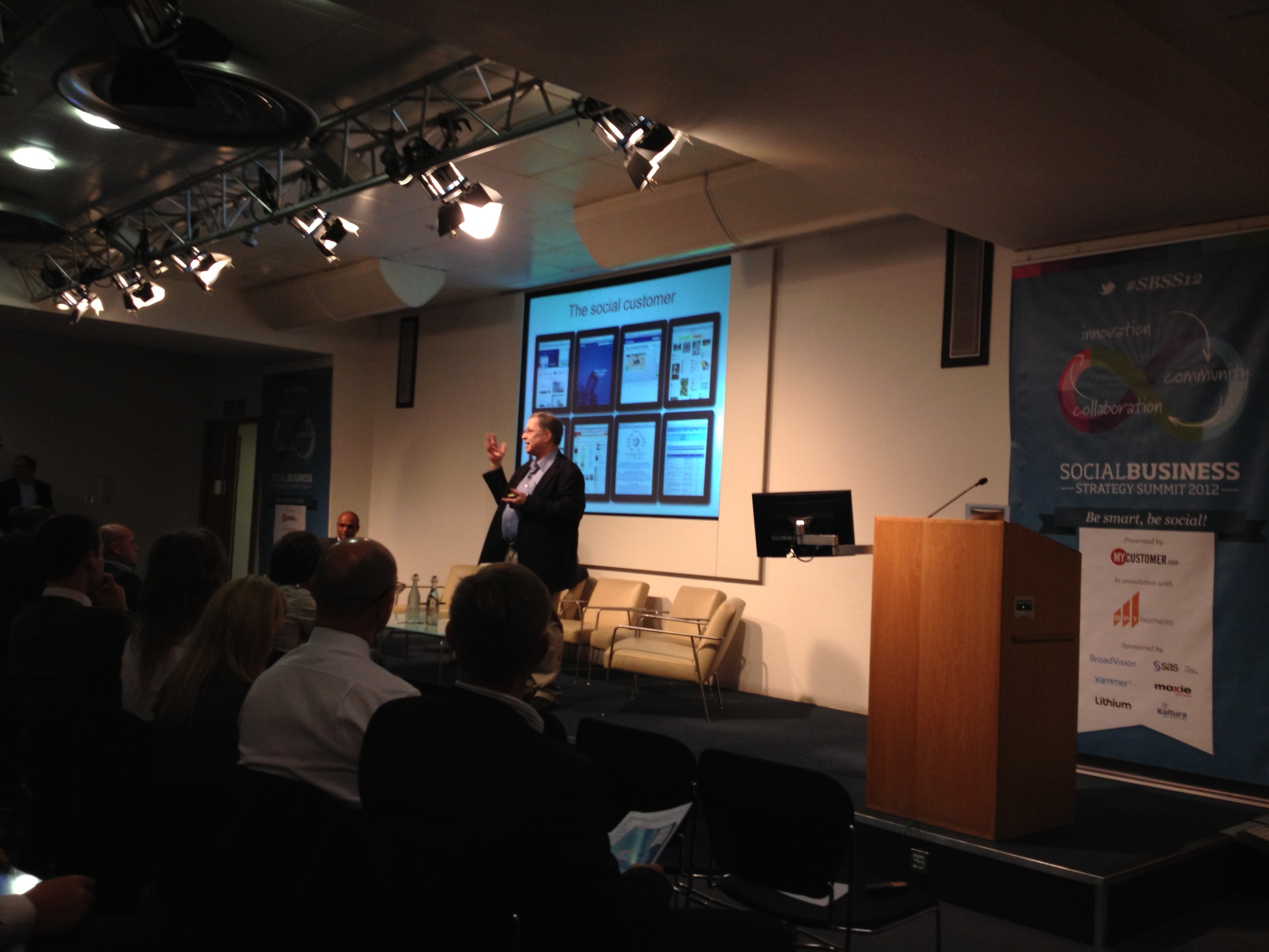 Paul Greenburg speaking at the social business strategy summit 2012