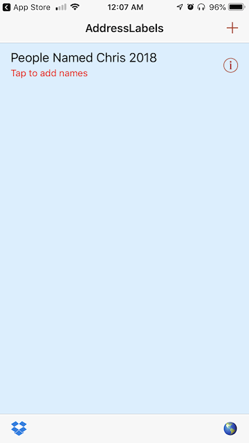 print labels from iphone