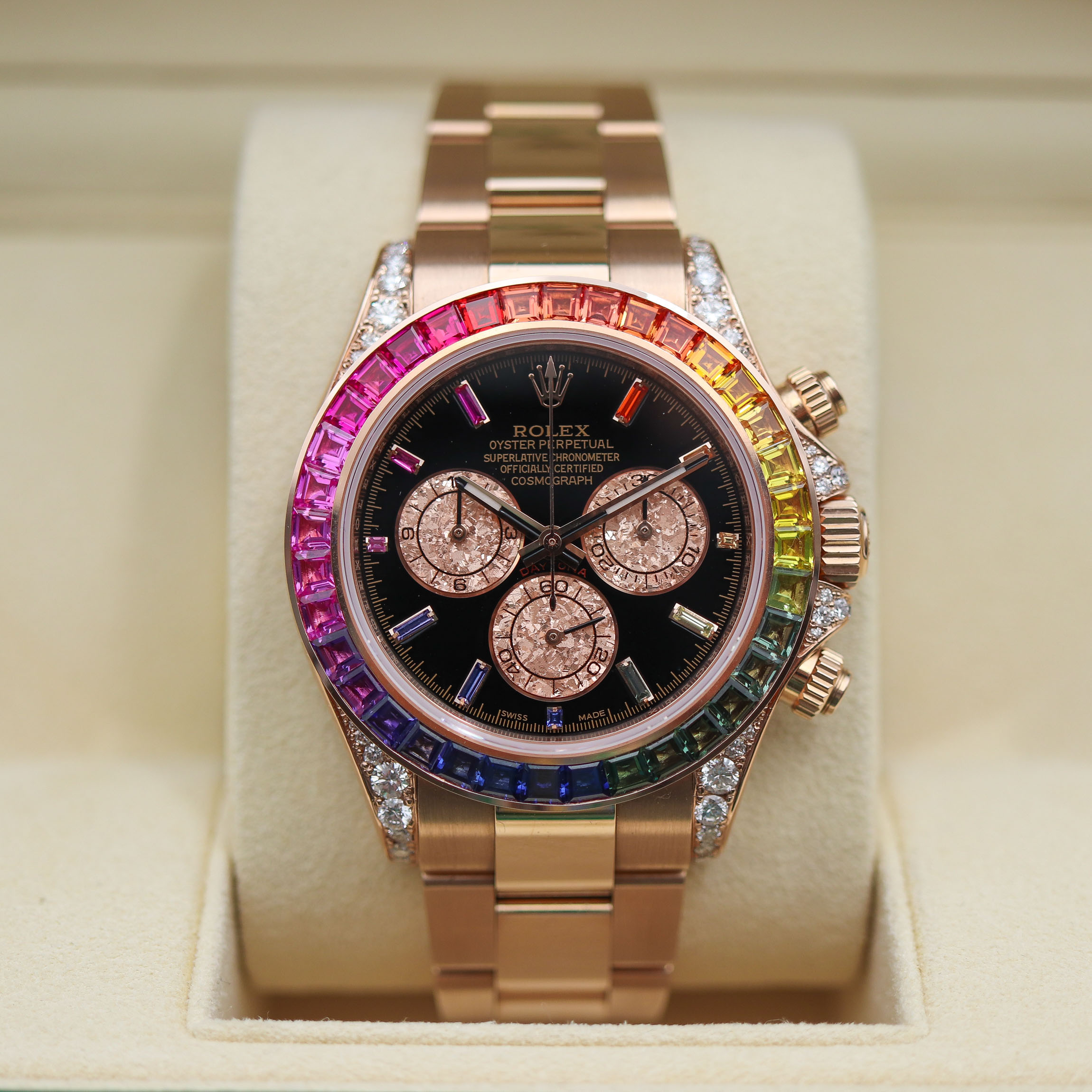 Daytona Rainbow Custom Rolex 116505
