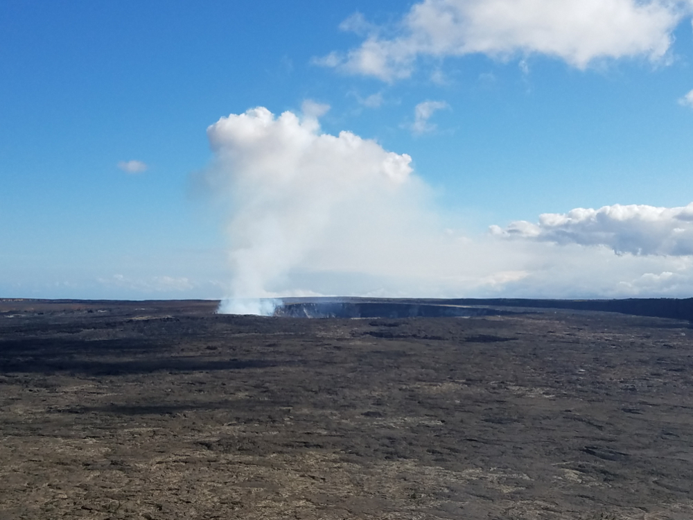 How does a giant volcano hide. The Rim At Volcano House Chu On This