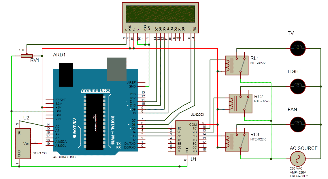 Ir Remote Controlled Home Automation Project Using Arduino