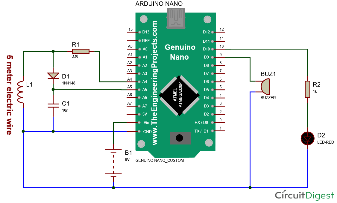 Vlf Metal Detector Circuit Diagram Circuit Diagram