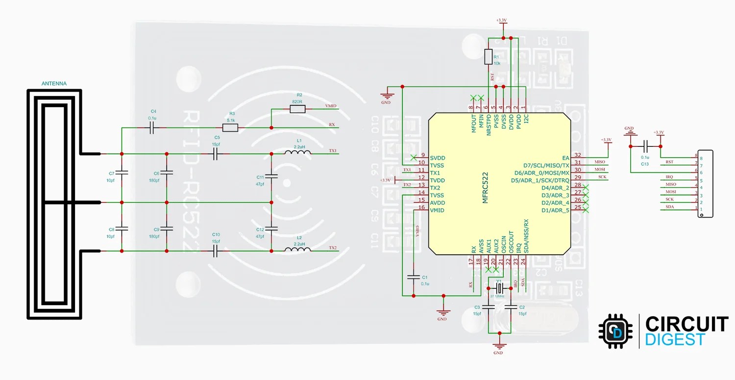 Arduino Rc522 Rfid Reader Module Tutorial How Works And Interfacing It With Arduino Rc522 Rfid Reader Module Tutorial How Works And Interfacing It With