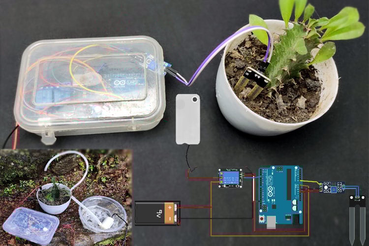 Solar Powered Automatic Irrigation System Circuit Diagram Circuit Diagram