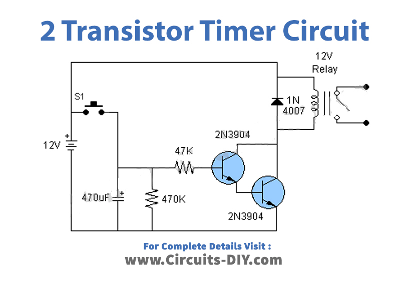 Timer Switch Circuit Circuit Diagram
