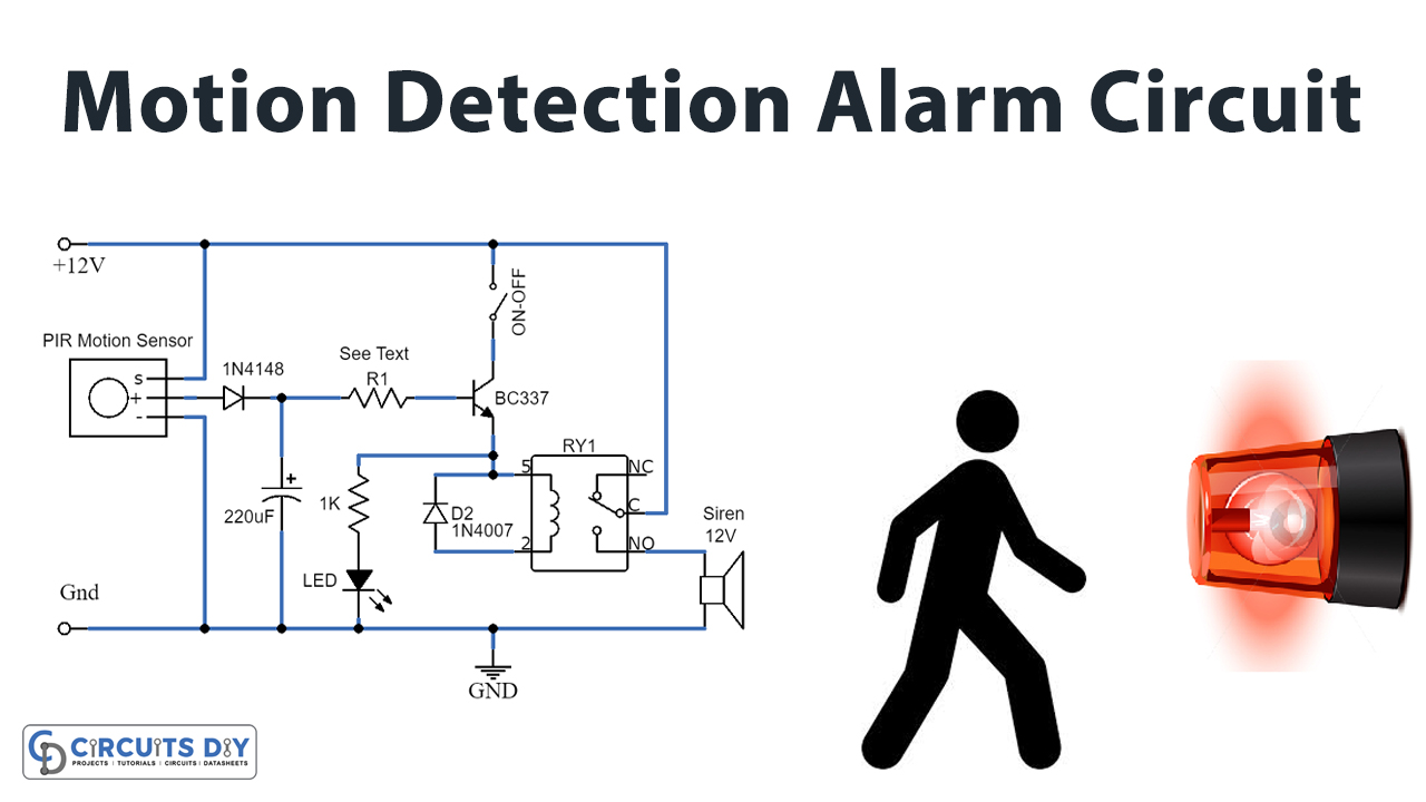 Simple Pir Motion Sensor Circuit Diagram » Wiring Diagram