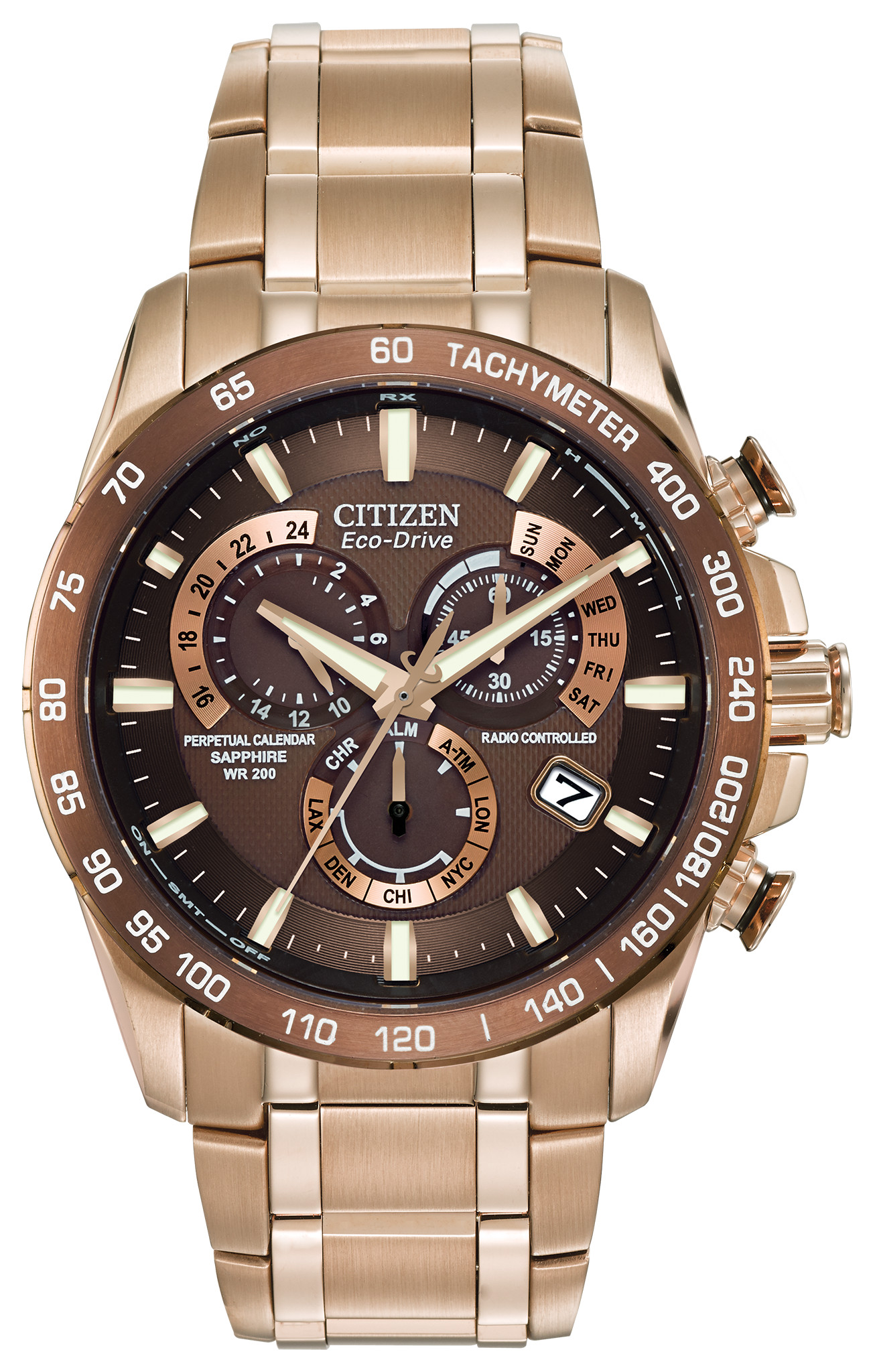 After reading the manual, store it in a safe place for future reference. Pcat Men S Eco Drive At4106 52x Gold Atomic Watch Citizen