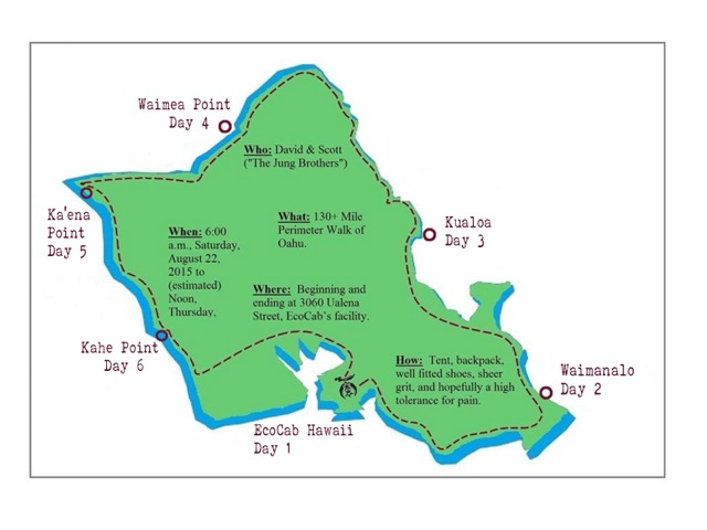 Almost half live in the bustling city of honolulu and nearby resort town of waikiki. Denby Fawcett Walking All The Way Around Oahu Honolulu Civil Beat