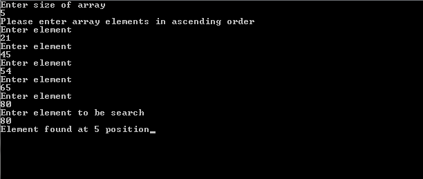Binary Search Program in C - C Language Basics