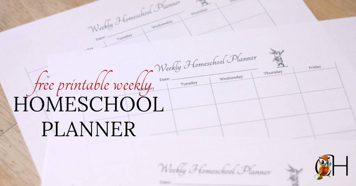 Sign up below for access to all of our resources & printables. Free Printable Weekly Homeschool Planner Classically Homeschooling