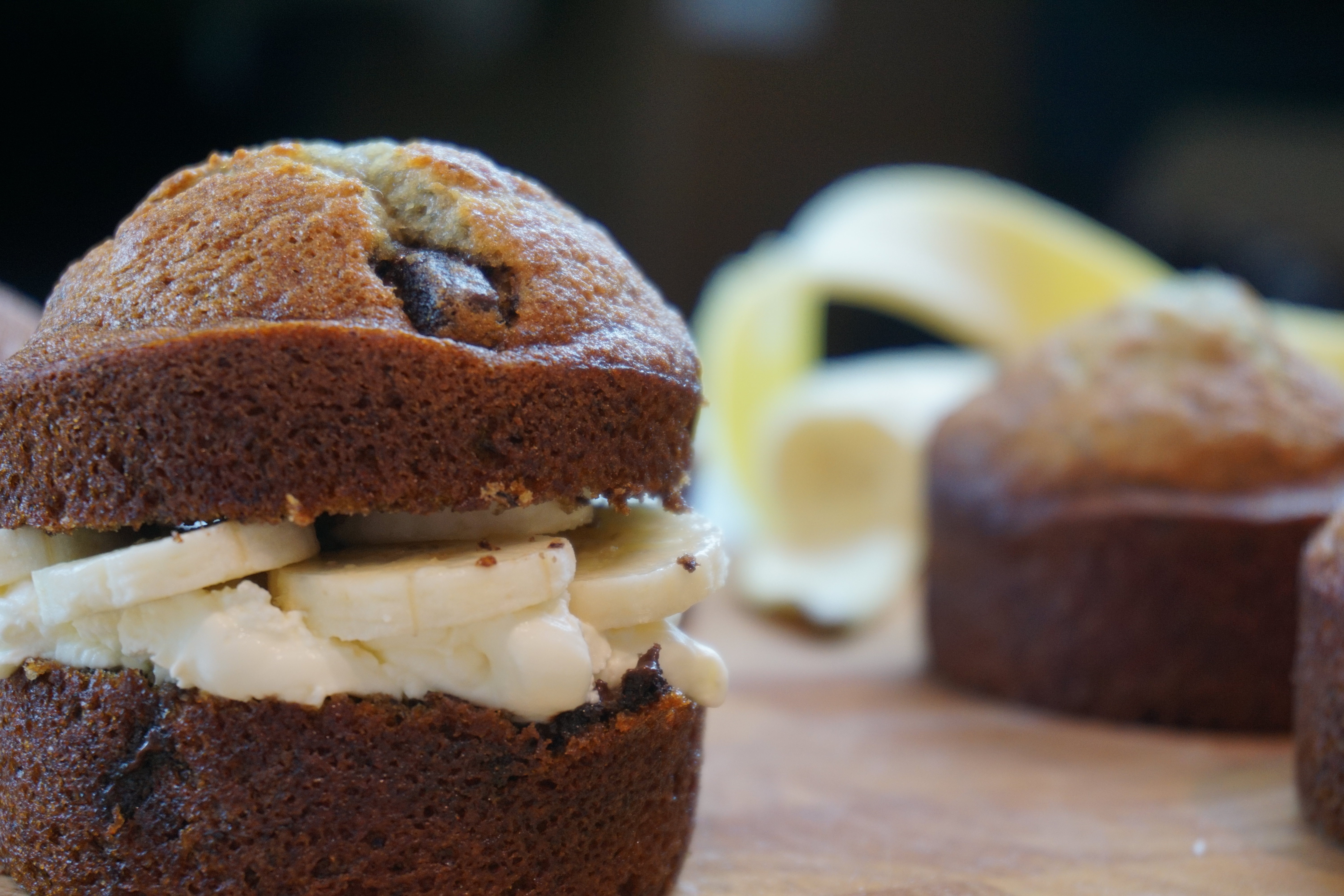 chocolate & banana cakes