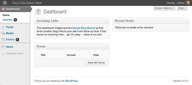 Overview of all products overview of hubspot's free tools marketing automation softwar. How To Hide Certain Elements Of The Wordpress Admin From Specific Users Clicknathan Handmade Websites