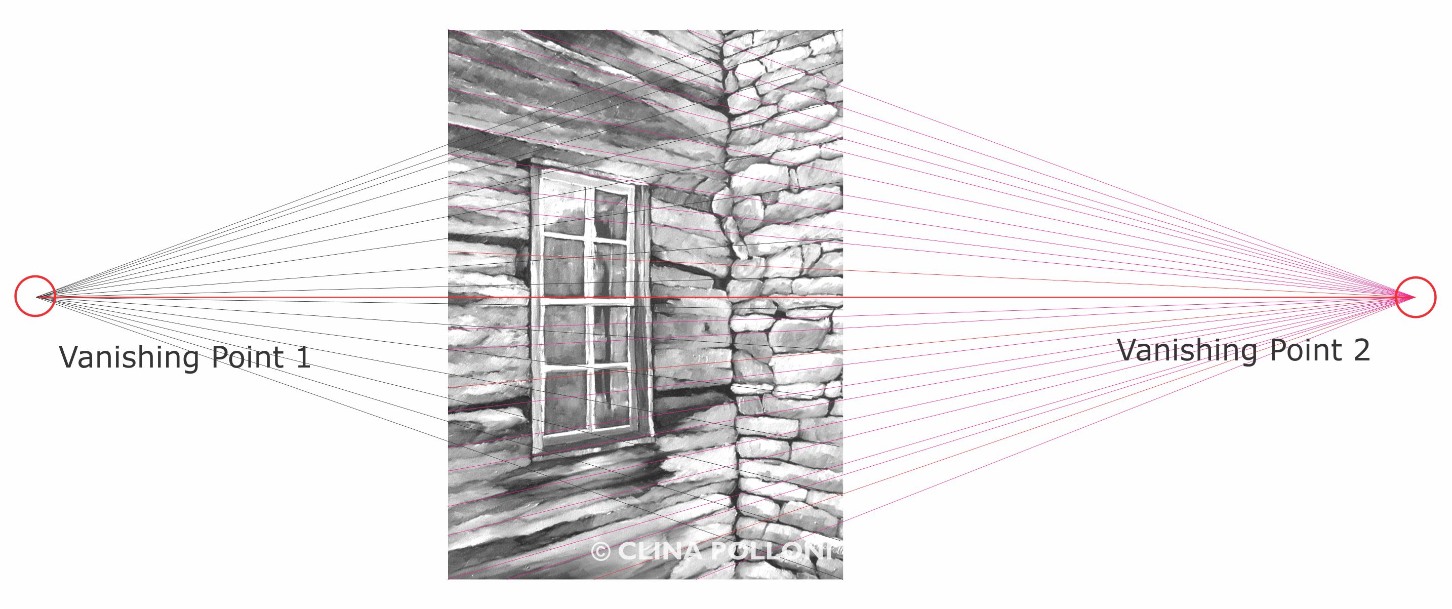 The best selection of royalty free open window draw vector art, graphics and stock illustrations. Log Cabin Window In Perspective Drawing Clina Polloni Art