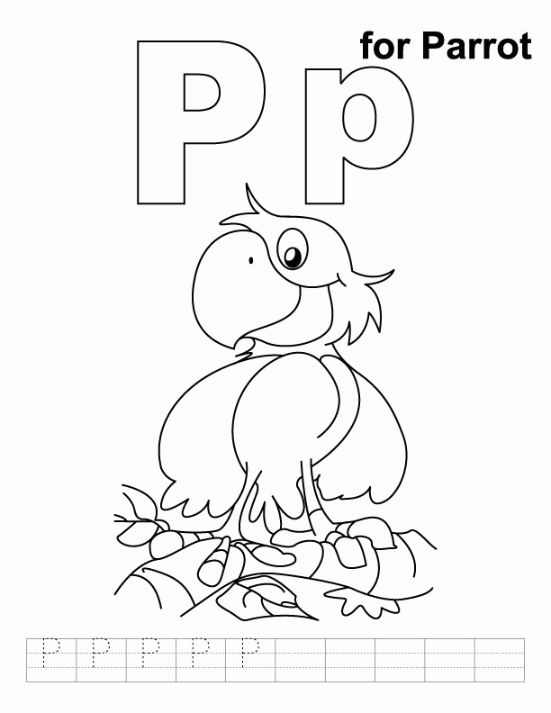 Coloring pages, color posters, handwriting worksheets and more, suitable for preschool and early elementary. Free Letter P Coloring Pages Download Free Letter P Coloring Pages Png Images Free Cliparts On Clipart Library
