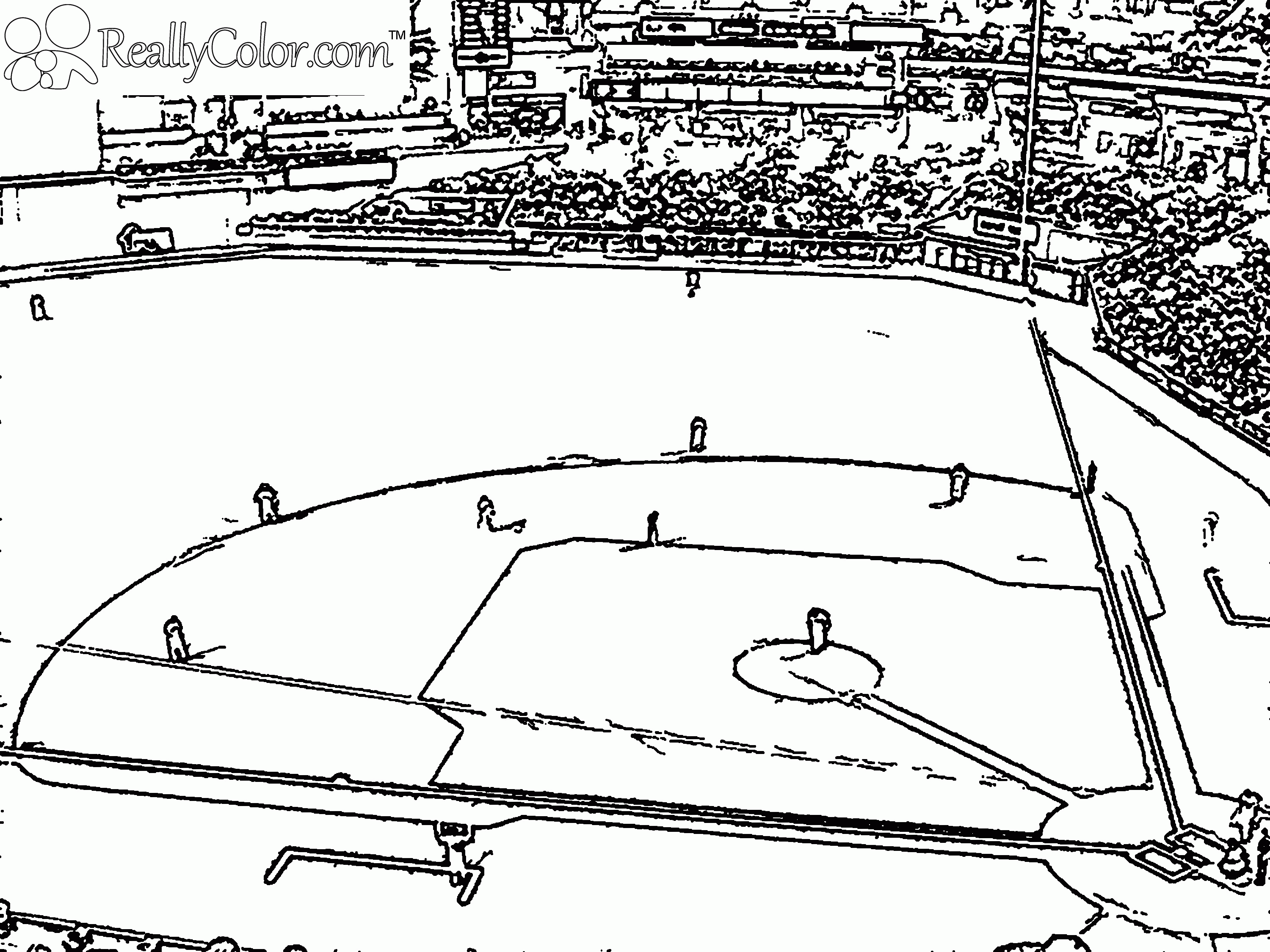 Select from 41957 printable crafts of cartoons, nature, animals, bible and many more. Baseball Stadium Coloring Pages Clip Art Library