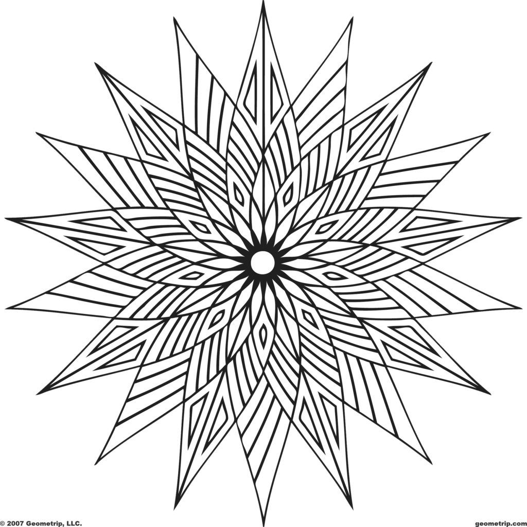 Color online or print a black & white coloring sheet and color it with your colored pencils! Free Geometric Shape Coloring Pages Download Free Geometric Shape Coloring Pages Png Images Free Cliparts On Clipart Library
