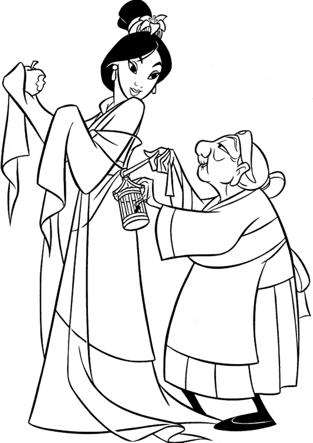 After the film, choose a coloring sheet, relax, unwind and color together! Free Mulan Coloring Pages Online Free Download Free Mulan Coloring Pages Online Free Png Images Free Cliparts On Clipart Library