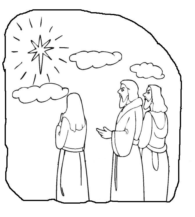 16 then herod, when he saw that he had been tricked by the wise men, was… Star Of Bethlehem Coloring Page Clip Art Library