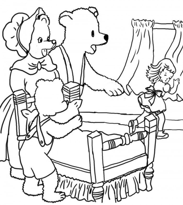 Learn how to use the white pages. Printable Goldilocks Coloring Pages Clip Art Library