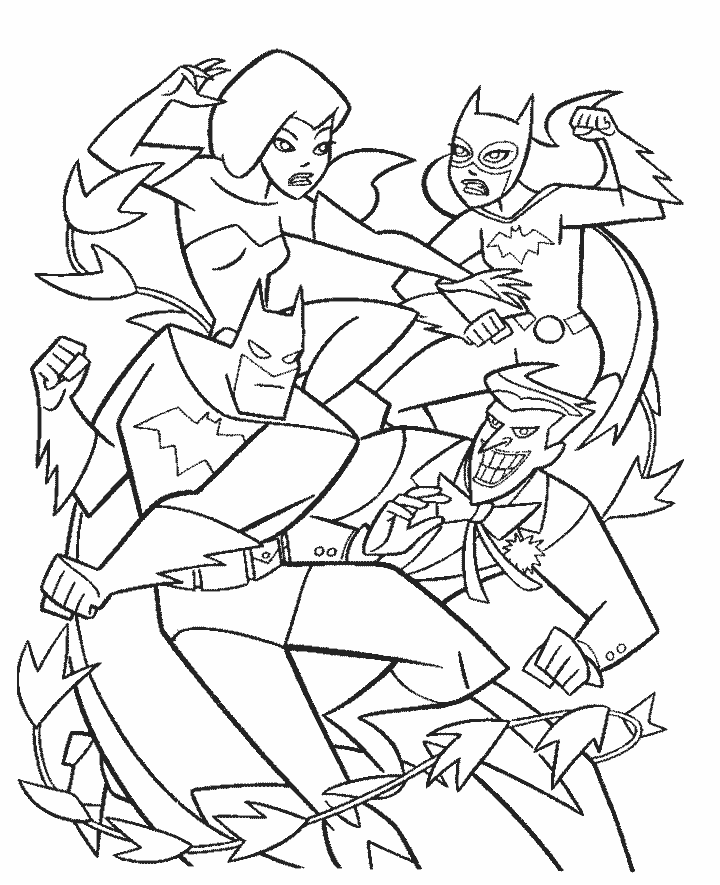 A few boxes of crayons and a variety of coloring and activity pages can help keep kids from getting restless while thanksgiving dinner is cooking. Batman And Batgirl Coloring Pages Clip Art Library
