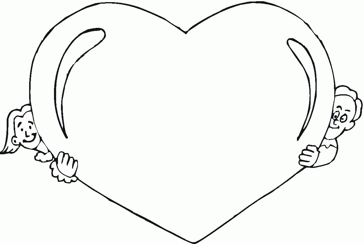 Free coloring pages of hearts that you can print and download. Heart For Kids Coloring Clip Art Library