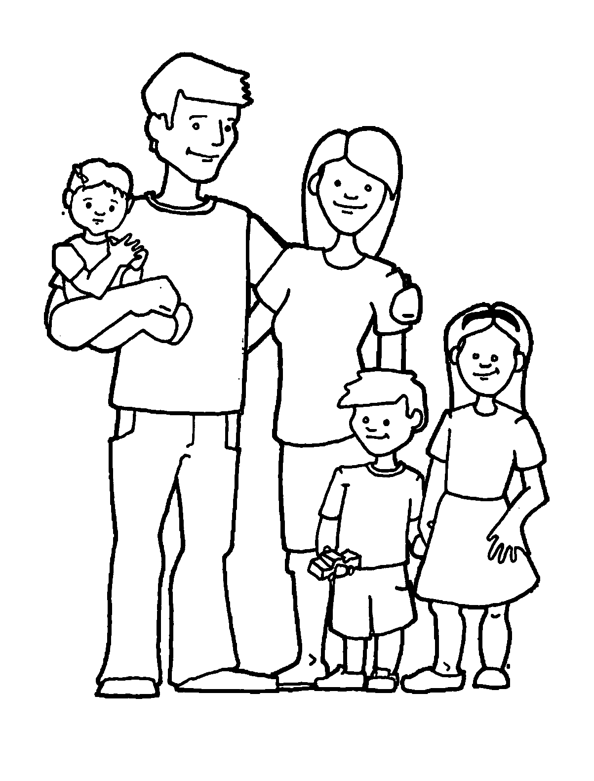 Cool colors are not ove. Family Coloring Pages Clip Art Library