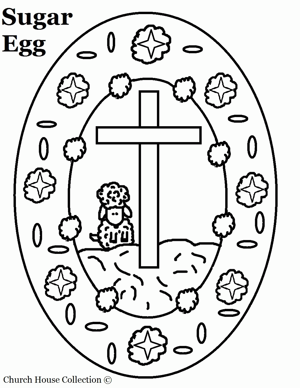 These alphabet coloring sheets will help little ones identify uppercase and lowercase versions of each letter. Free Easter Cross Coloring Page Download Free Easter Cross Coloring Page Png Images Free Cliparts On Clipart Library