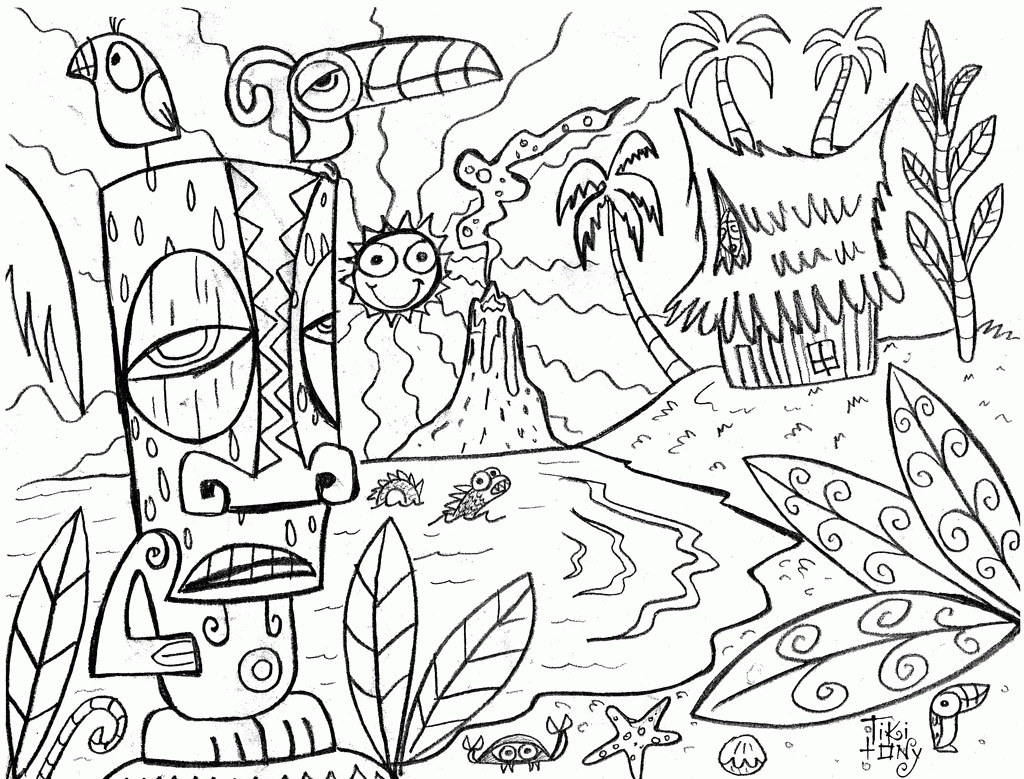 School's out for summer, so keep kids of all ages busy with summer coloring sheets. Free Coloring Pages For Hawaii Beaches Download Free Coloring Pages For Hawaii Beaches Png Images Free Cliparts On Clipart Library