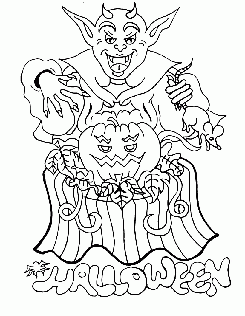 The spruce / kelly miller halloween coloring pages can be fun for younger kids, older kids, and even adults. Free Halloween Coloring Pages Free Printable Scary Download Free Halloween Coloring Pages Free Printable Scary Png Images Free Cliparts On Clipart Library
