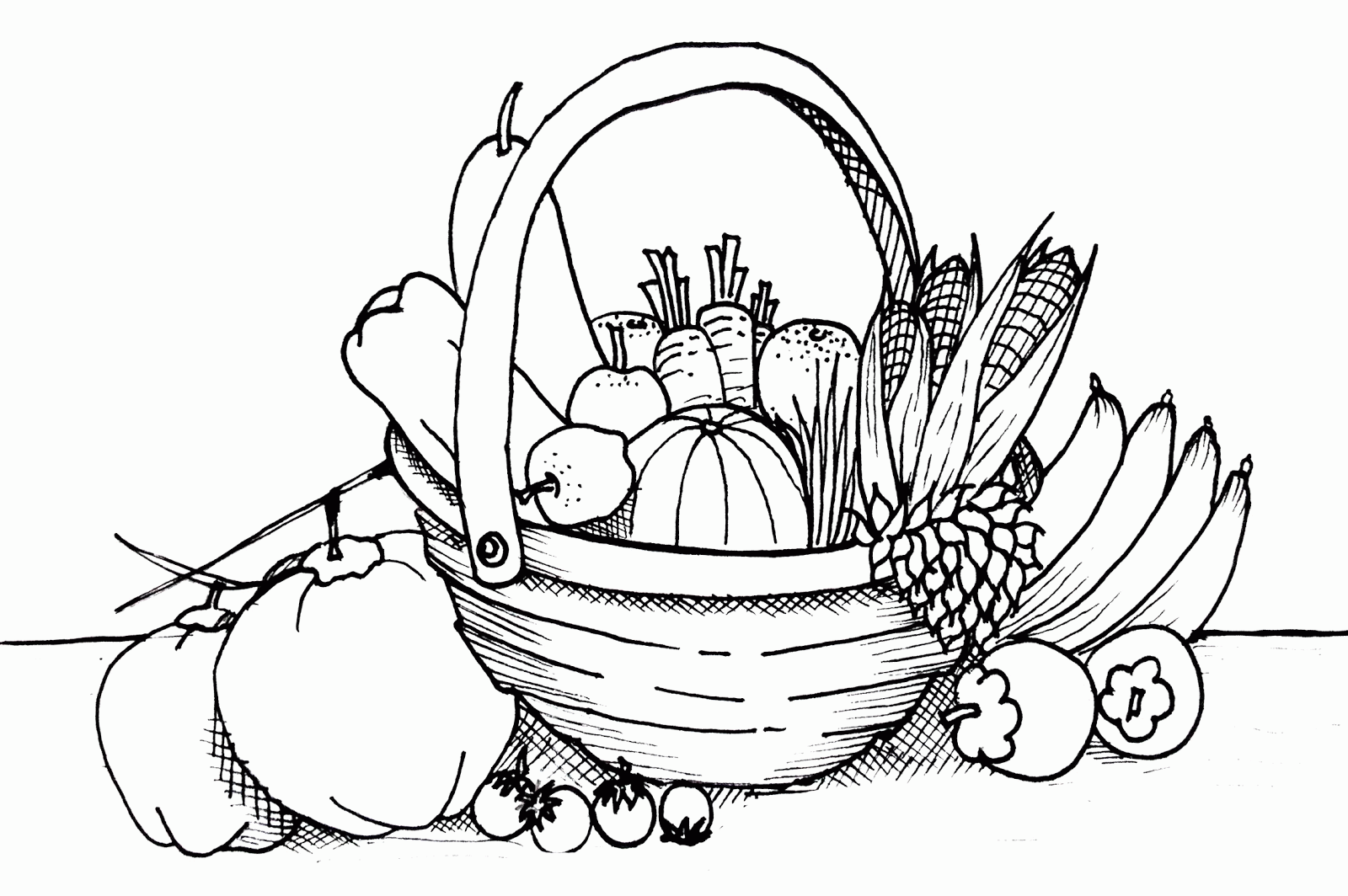 These alphabet coloring sheets will help little ones identify uppercase and lowercase versions of each letter. Free Fruits And Vegetables Coloring Pages For Kids Printable Download Free Fruits And Vegetables Coloring Pages For Kids Printable Png Images Free Cliparts On Clipart Library