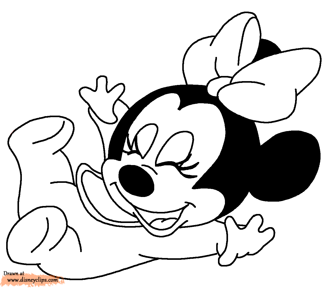 40+ coloring pages cute disney for printing and coloring. Baby Disney Characters Coloring Pages Clip Art Library