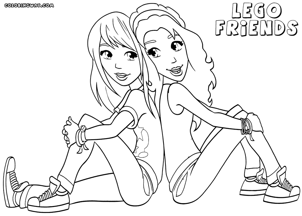 Customize the letters by coloring with markers or pencils. Lego Friends Colouring Pages Free Clip Art Library
