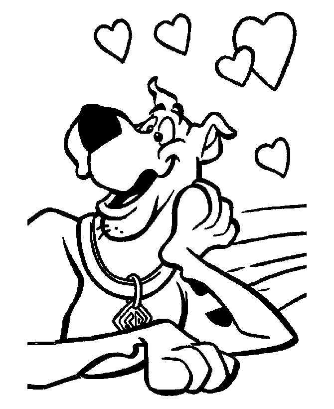 scooby doo coloring pages clip art library