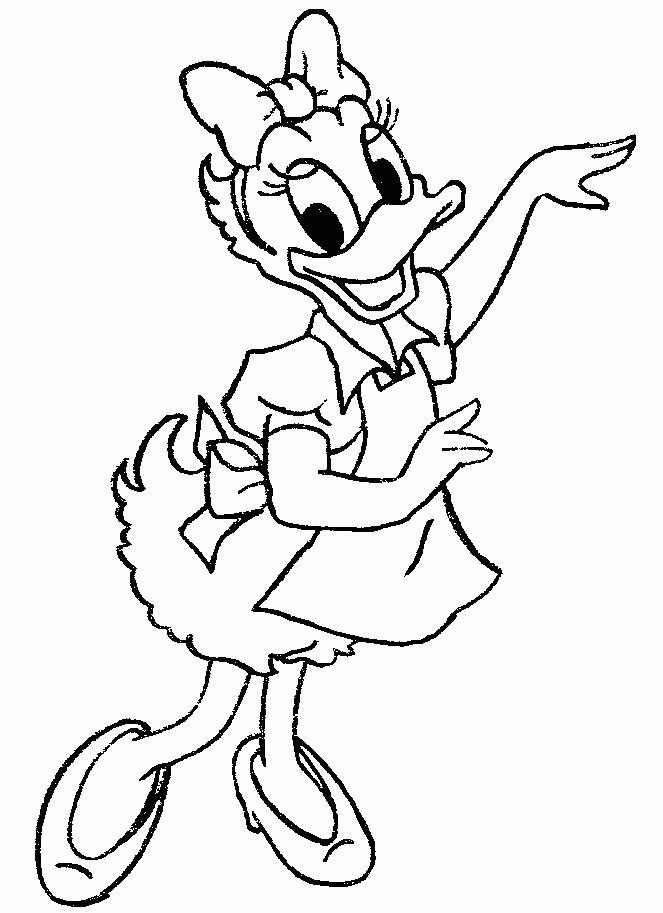 Found 50 pages to print and color. Daisy Duck Coloring Pages Clip Art Library