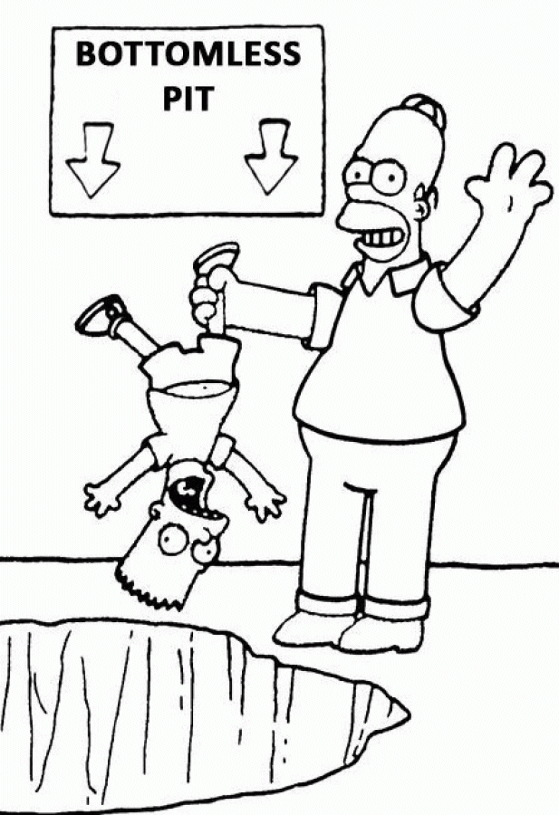Their very special humor, sometimes not appreciated by everyone is the key to the . Free Simpsons Coloring Page Download Free Simpsons Coloring Page Png Images Free Cliparts On Clipart Library